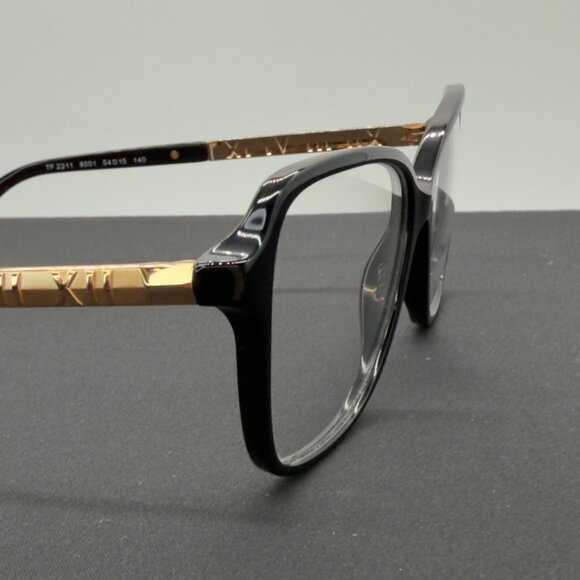 Tiffany & Co. Eyeglasses Frame Only TF 2211 8001 54-15-140 Black Gold - Picture 12 of 12